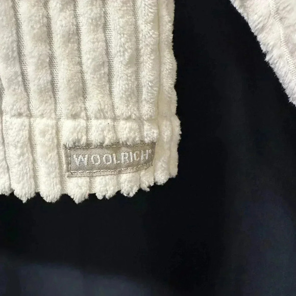 WOOLRICH CORDUROY JACKET - NWOT - medium petite - 100% cotton - ivory corduroy - Picture 5 of 9